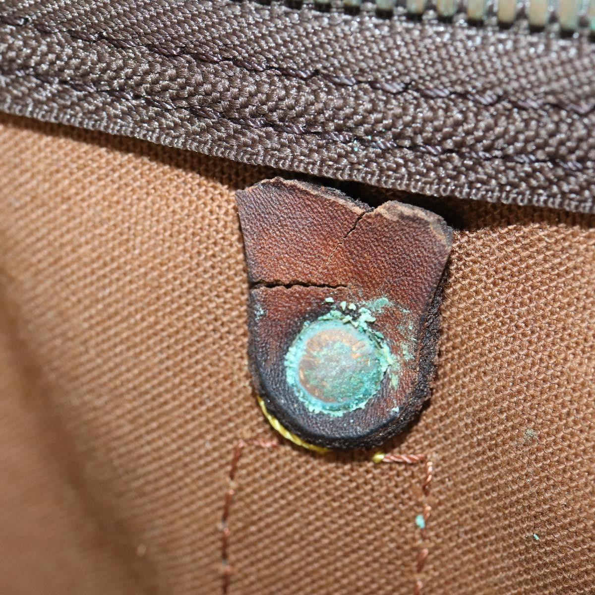 LOUIS VUITTON Monogram Keepall 55 Boston Bag M41424 LV Auth 142862