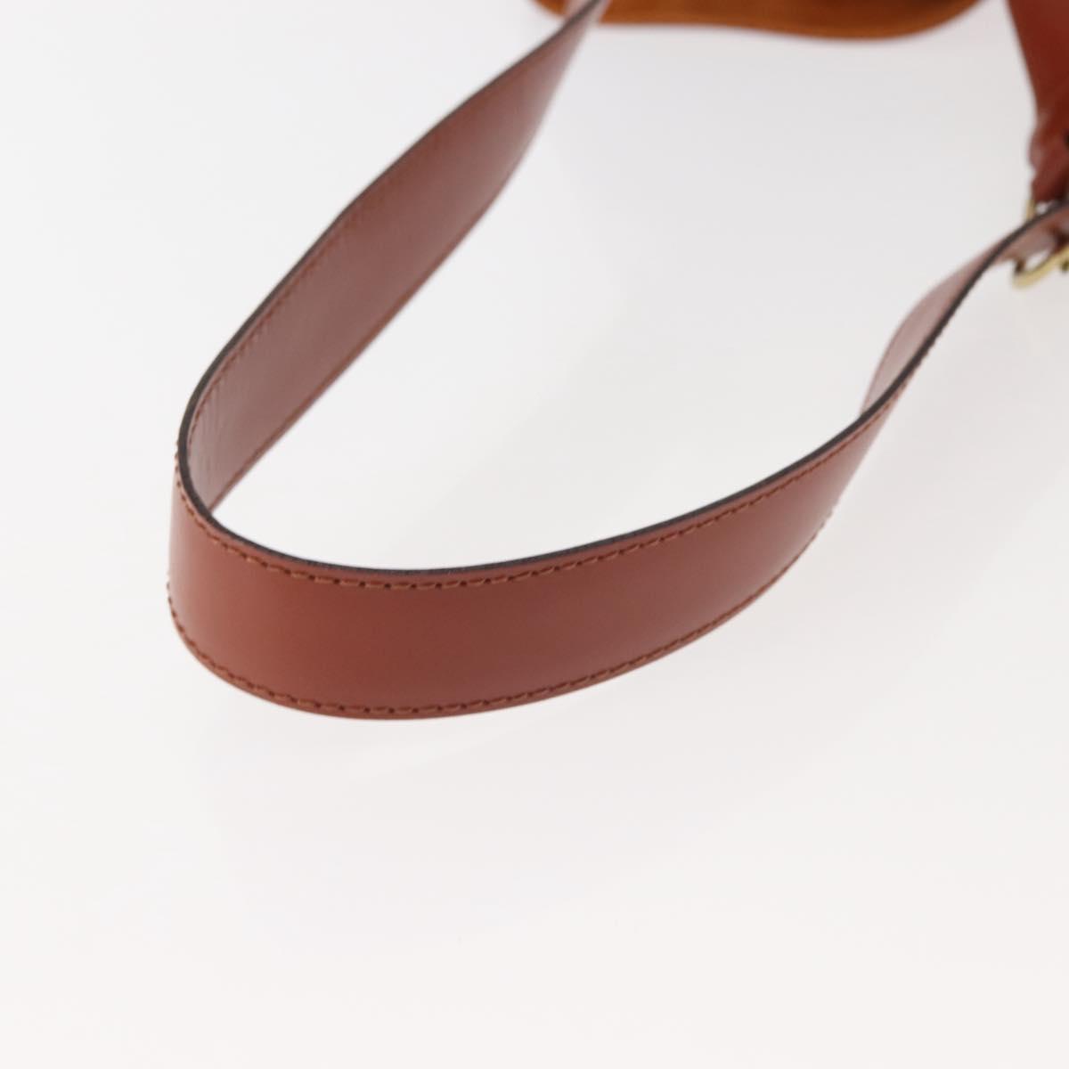LOUIS VUITTON Epi Sac Depaule GM Shoulder Bag Brown M80193 LV Auth 142870