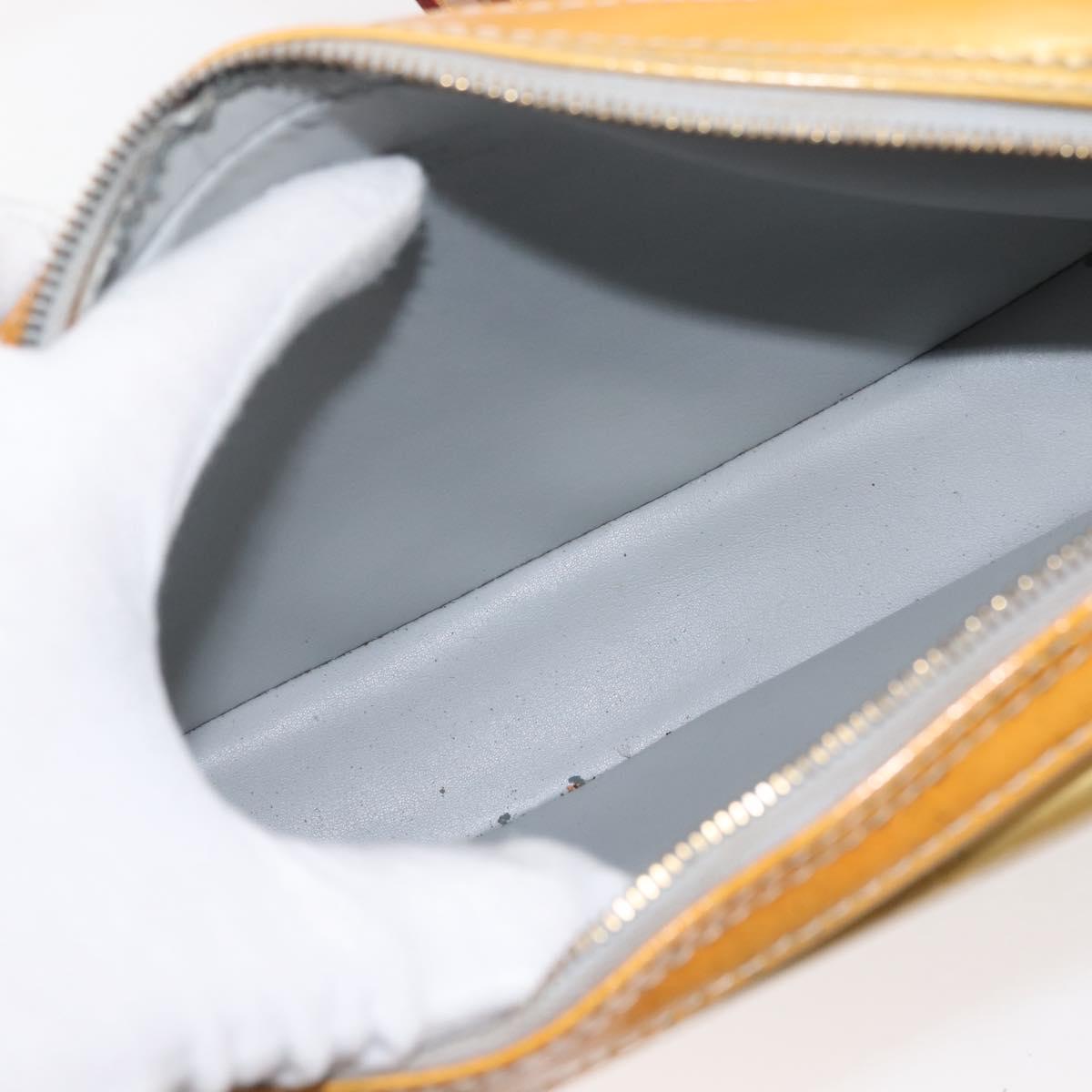 LOUIS VUITTON Monogram Vernis Fulton Waist bag Gris M91041 LV Auth 142875