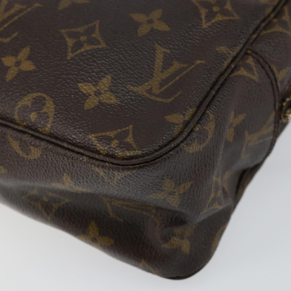 LOUIS VUITTON Monogram Trousse Toilette 28 Clutch Bag M47522 LV Auth 142876