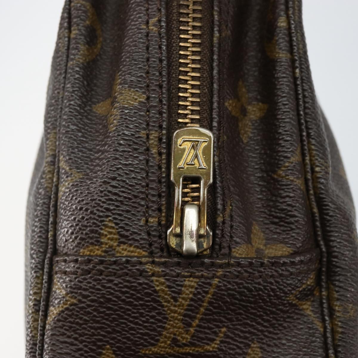 LOUIS VUITTON Monogram Trousse Toilette 28 Clutch Bag M47522 LV Auth 142876