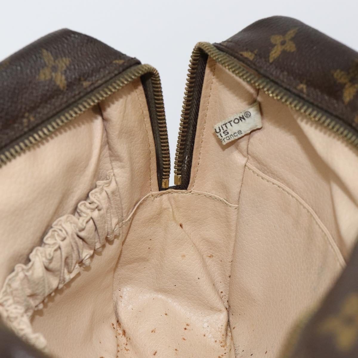 LOUIS VUITTON Monogram Trousse Toilette 28 Clutch Bag M47522 LV Auth 142876