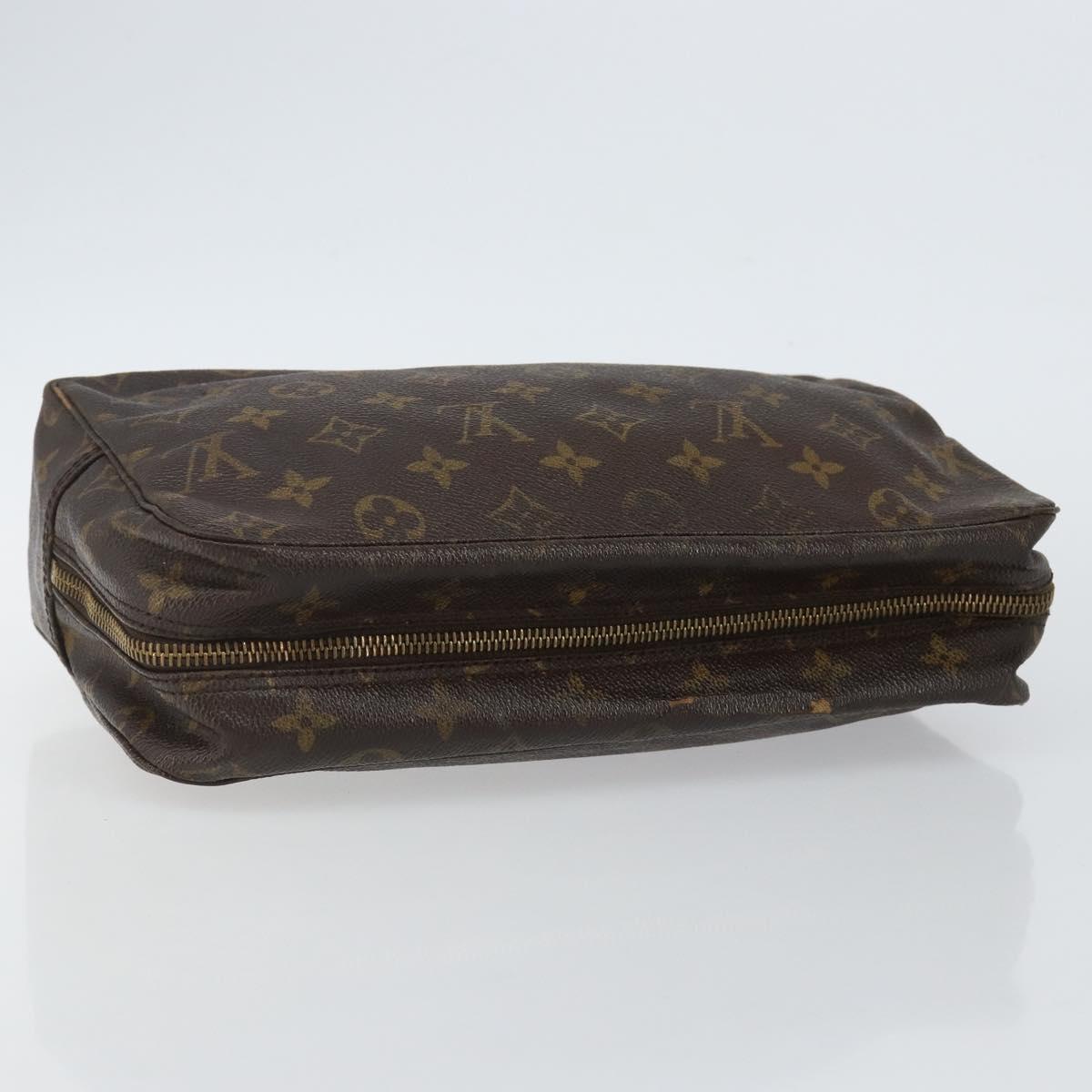 LOUIS VUITTON Monogram Trousse Toilette 28 Clutch Bag M47522 LV Auth 142876