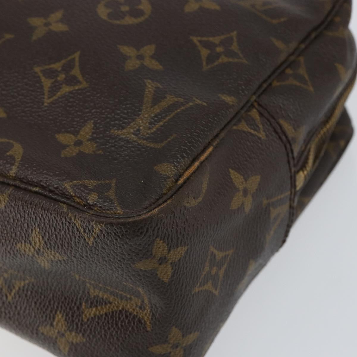 LOUIS VUITTON Monogram Trousse Toilette 28 Clutch Bag M47522 LV Auth 142876