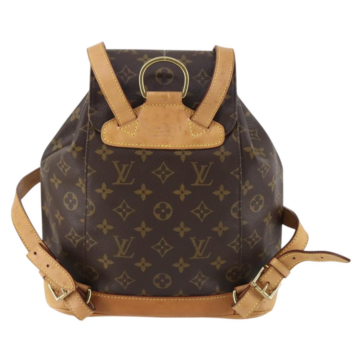 LOUIS VUITTON Monogram Montsouris MM Backpack M51136 LV Auth 142878V