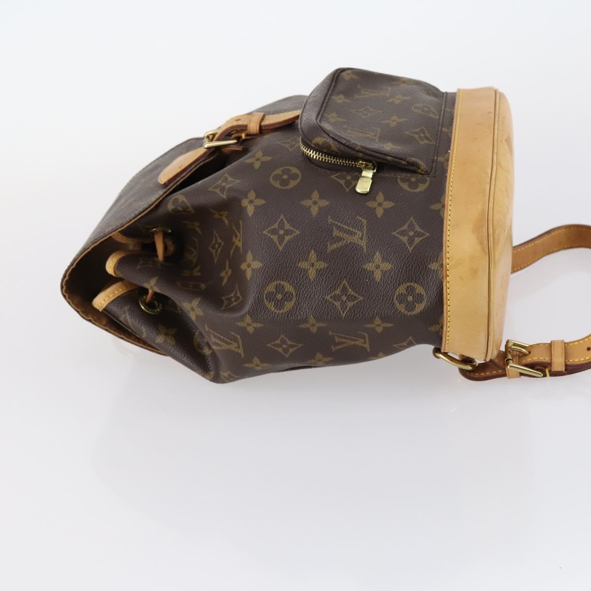 LOUIS VUITTON Monogram Montsouris MM Backpack M51136 LV Auth 142878V