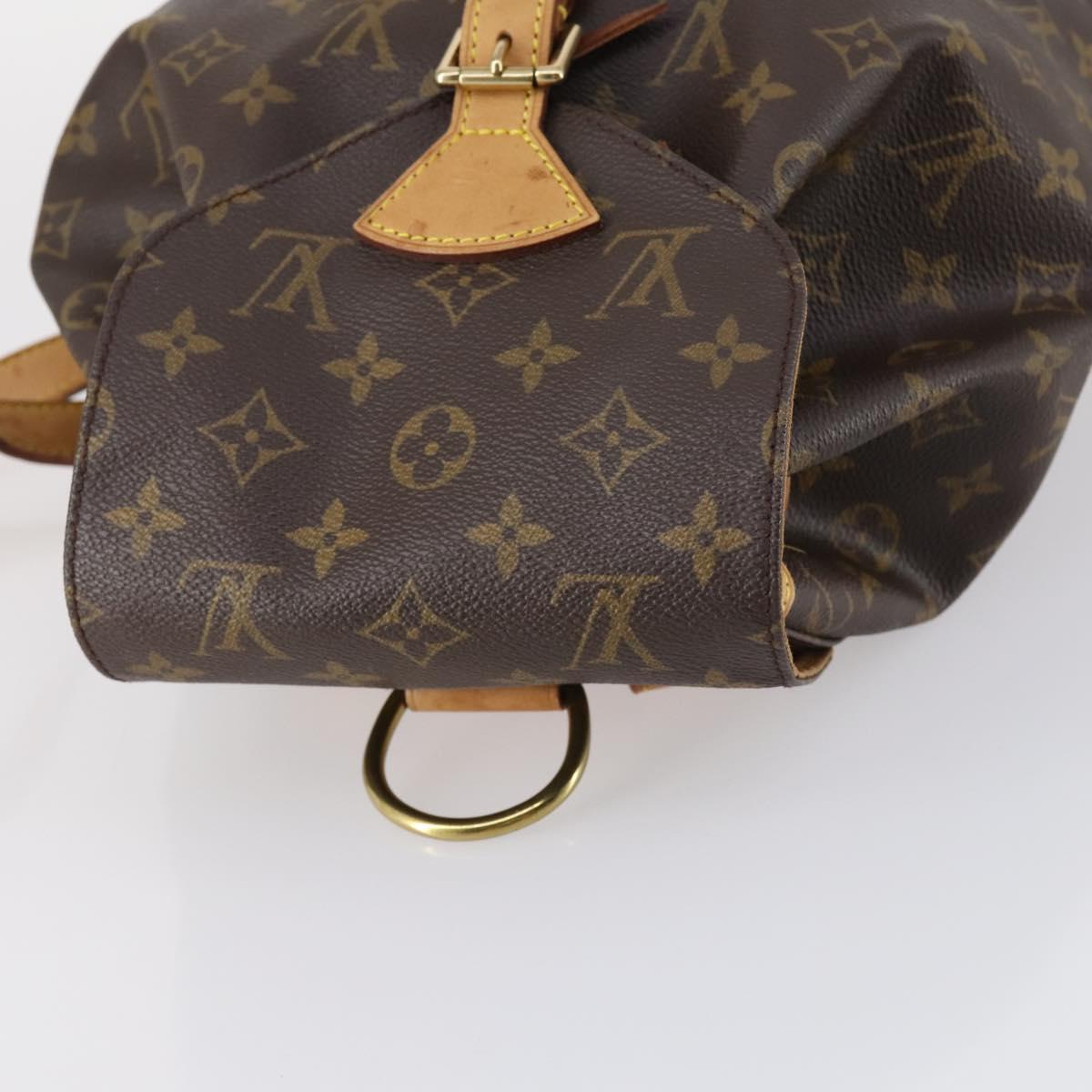 LOUIS VUITTON Monogram Montsouris MM Backpack M51136 LV Auth 142878V