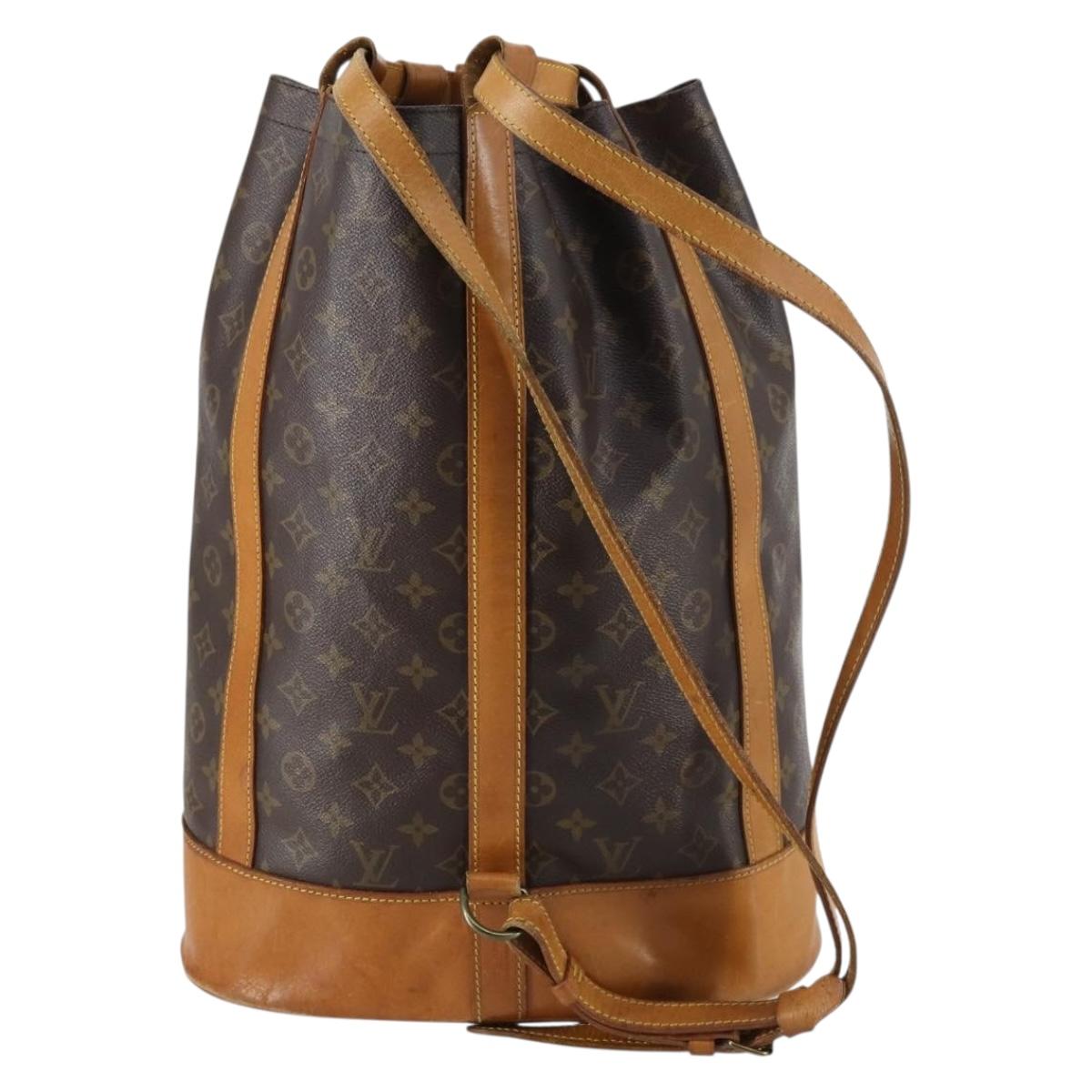 LOUIS VUITTON Monogram Randonnee GM Shoulder Bag M42244 LV Auth 142879