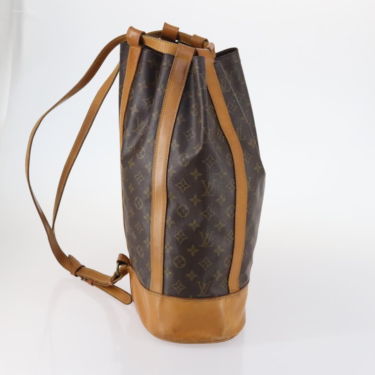 LOUIS VUITTON Monogram Randonnee GM Shoulder Bag M42244 LV Auth 142879