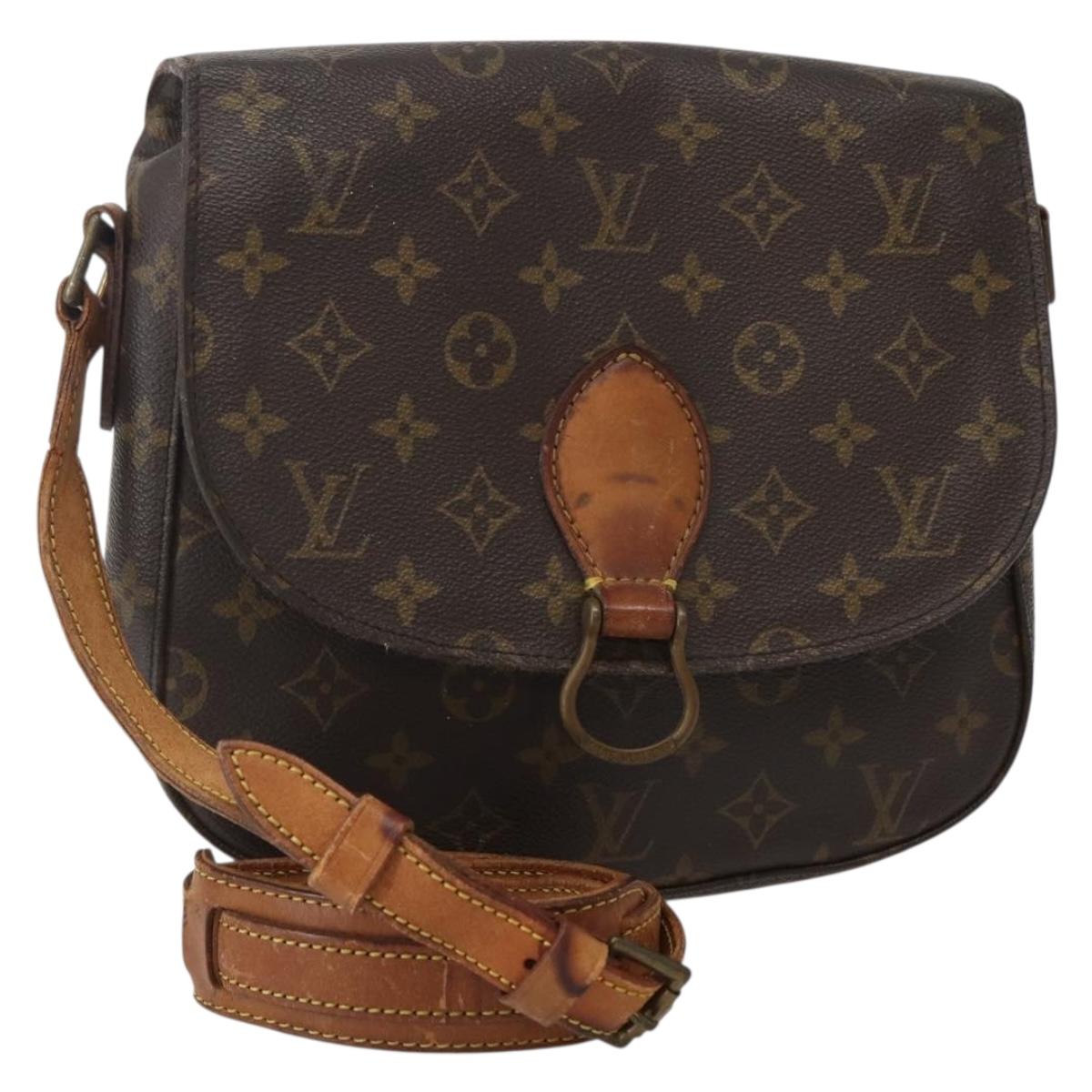 LOUIS VUITTON Monogram Saint Cloud GM Shoulder Bag M51242 LV Auth 142883