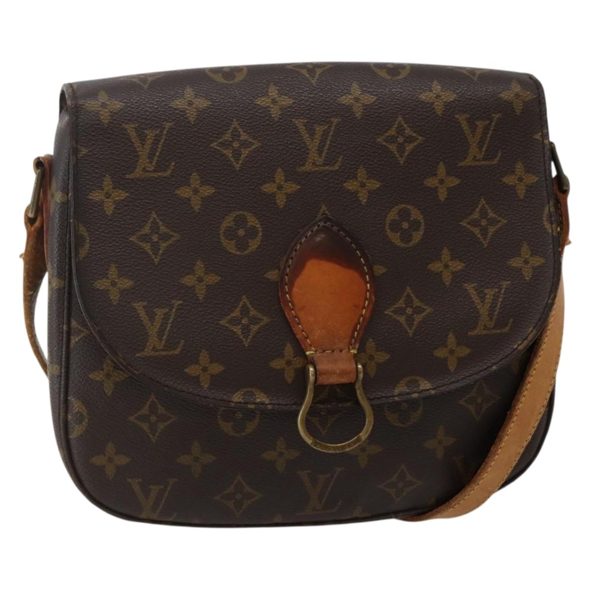 LOUIS VUITTON Monogram Saint Cloud GM Shoulder Bag M51242 LV Auth 142884
