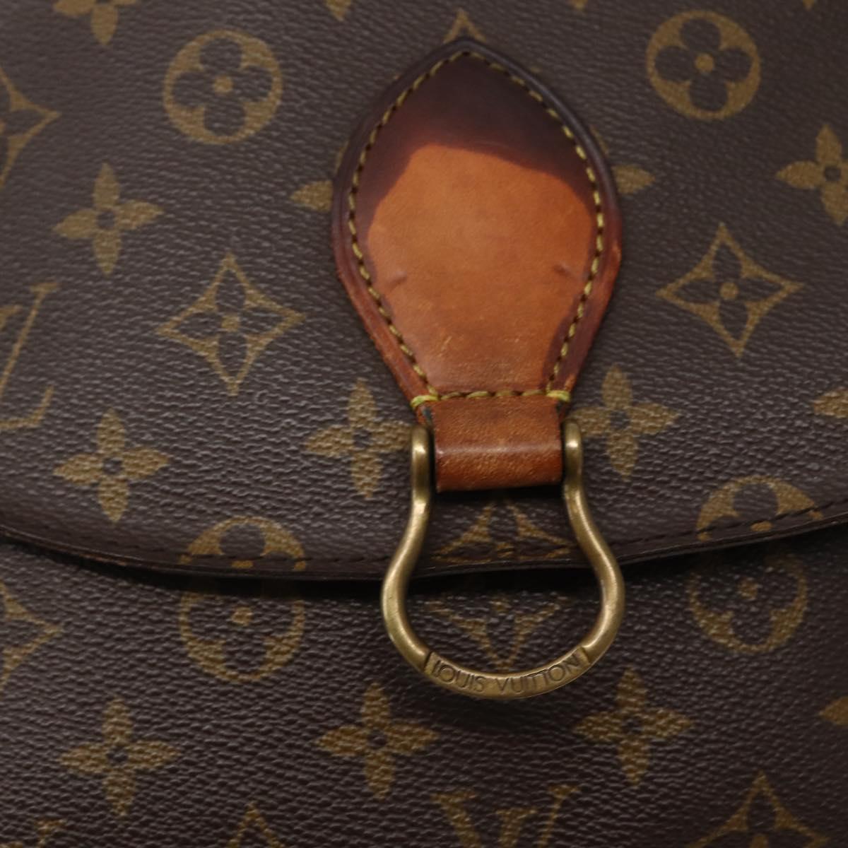 LOUIS VUITTON Monogram Saint Cloud GM Shoulder Bag M51242 LV Auth 142884