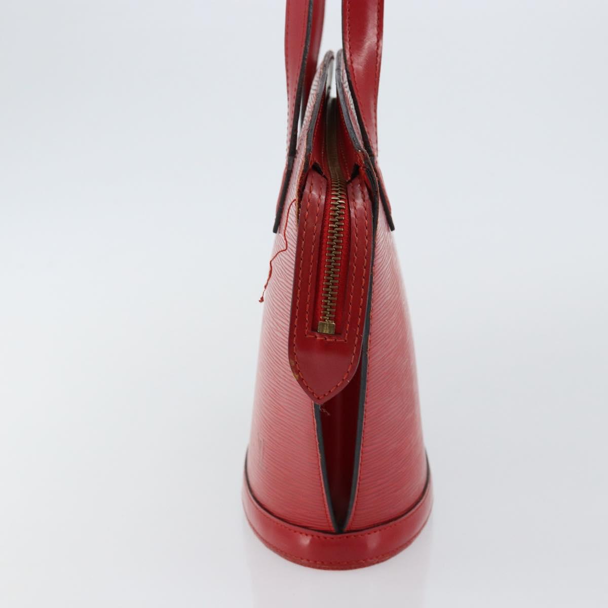 LOUIS VUITTON Epi Saint Jacques Poignees Long Hand Bag Red M52337 Auth 142907