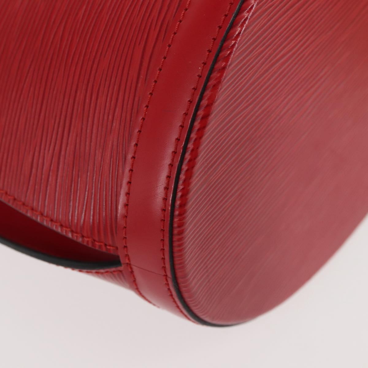 LOUIS VUITTON Epi Cluny Shoulder Bag Red M52257 LV Auth 142909