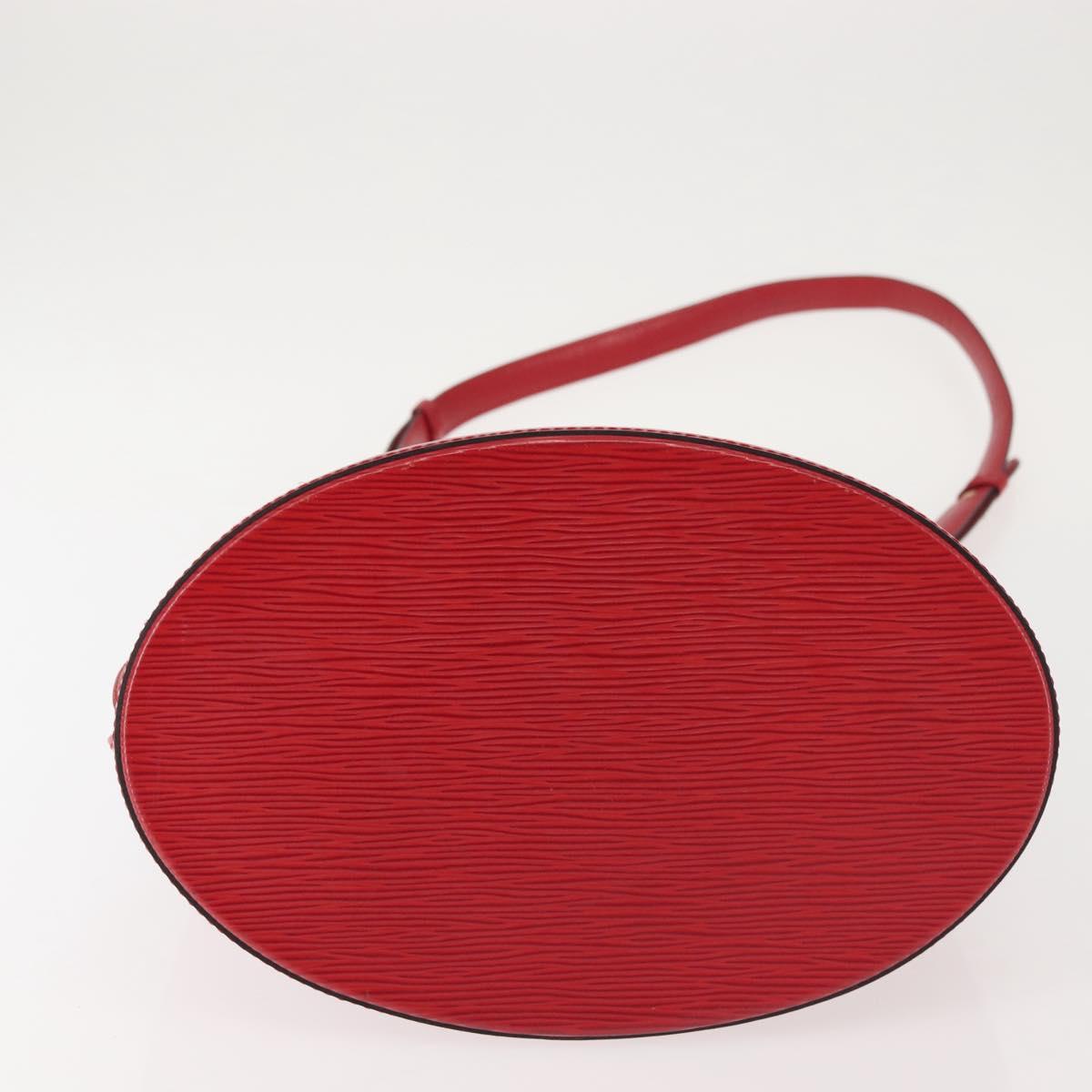 LOUIS VUITTON Epi Cluny Shoulder Bag Red M52257 LV Auth 142909