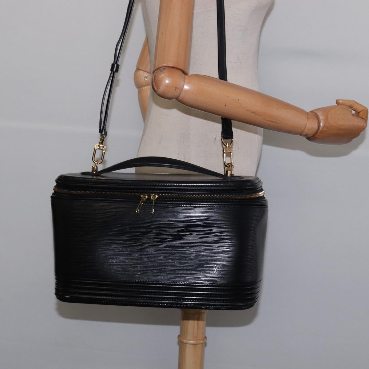 LOUIS VUITTON Epi Nice Hand Bag Black M48012 LV Auth 142914