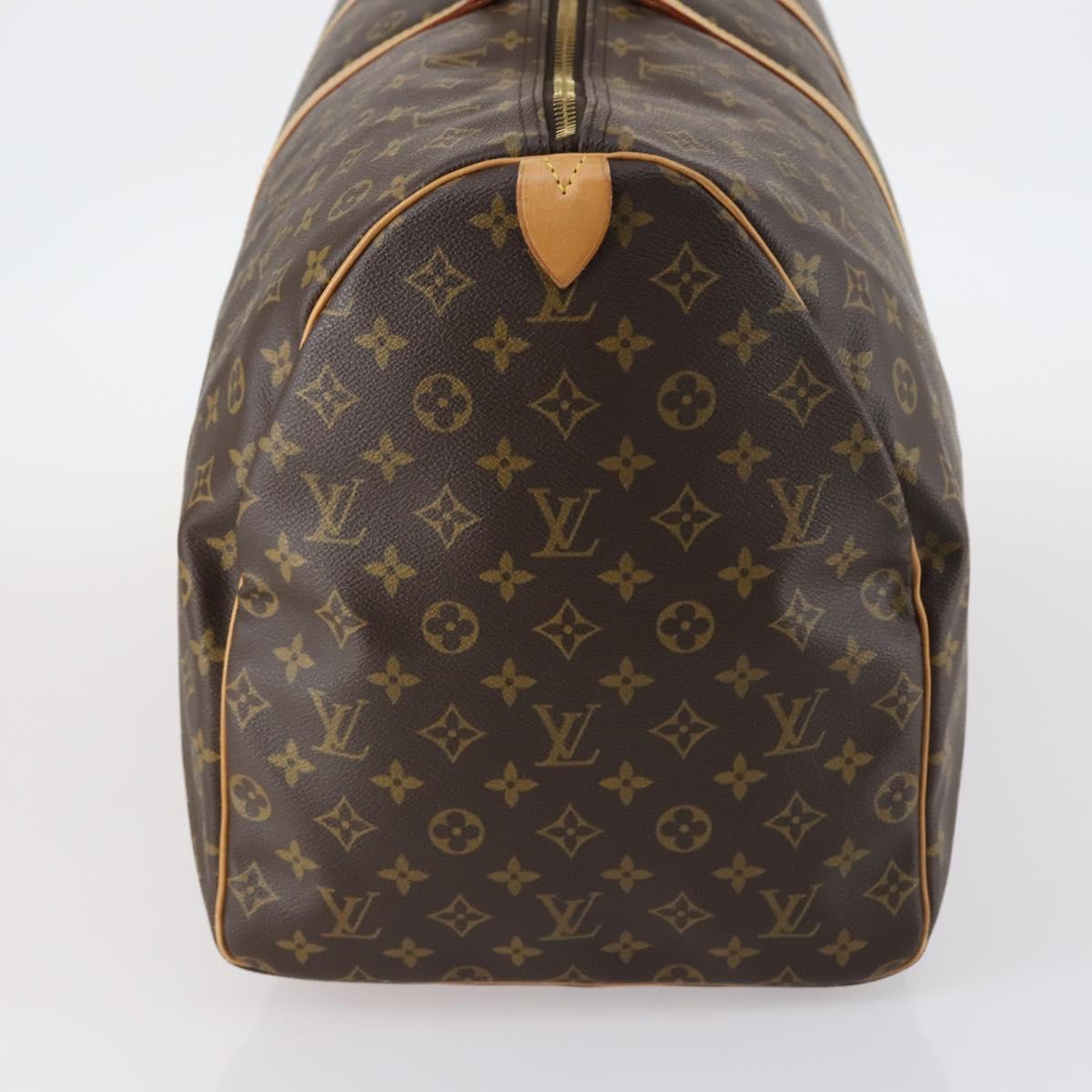 LOUIS VUITTON Monogram Keepall 60 Boston Bag M41422 LV Auth 142915