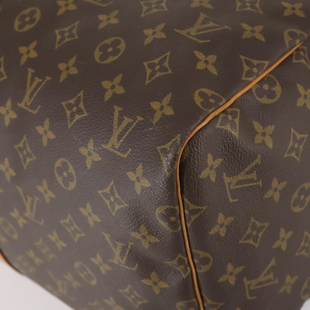 LOUIS VUITTON Monogram Keepall 55 Boston Bag M41424 LV Auth 142917