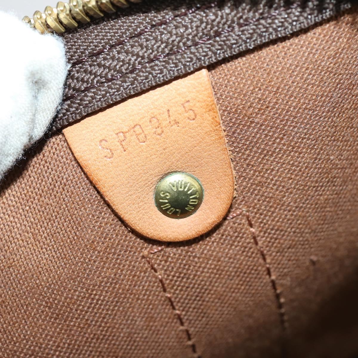 LOUIS VUITTON Monogram Keepall 55 Boston Bag M41424 LV Auth 142917