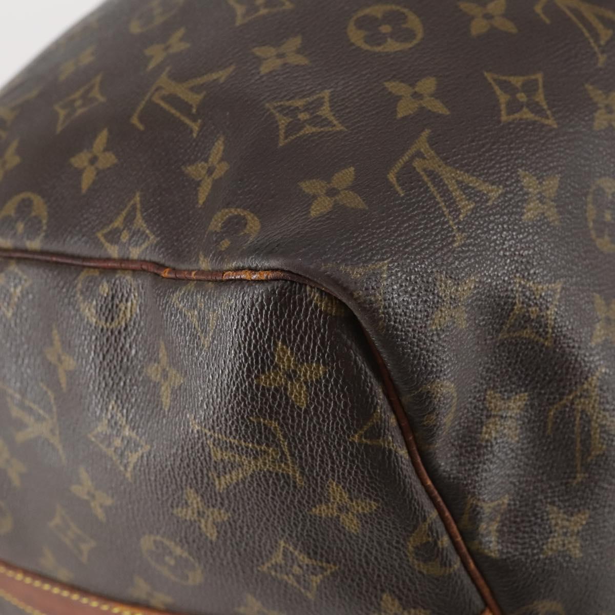 LOUIS VUITTON Monogram Keepall Bandouliere 55 Boston Bag M41414 LV Auth 142919