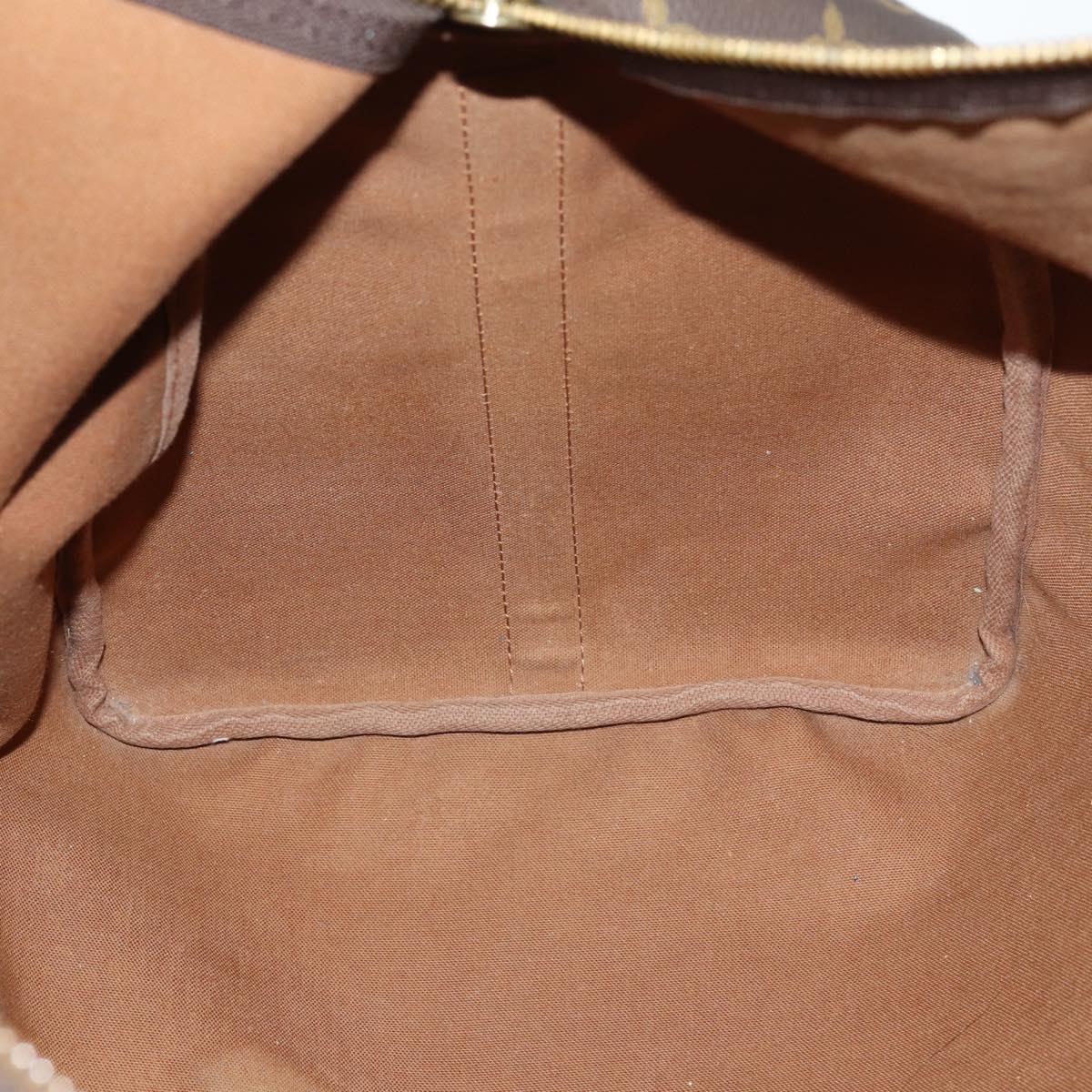 LOUIS VUITTON Monogram Keepall Bandouliere 55 Boston Bag M41414 LV Auth 142919