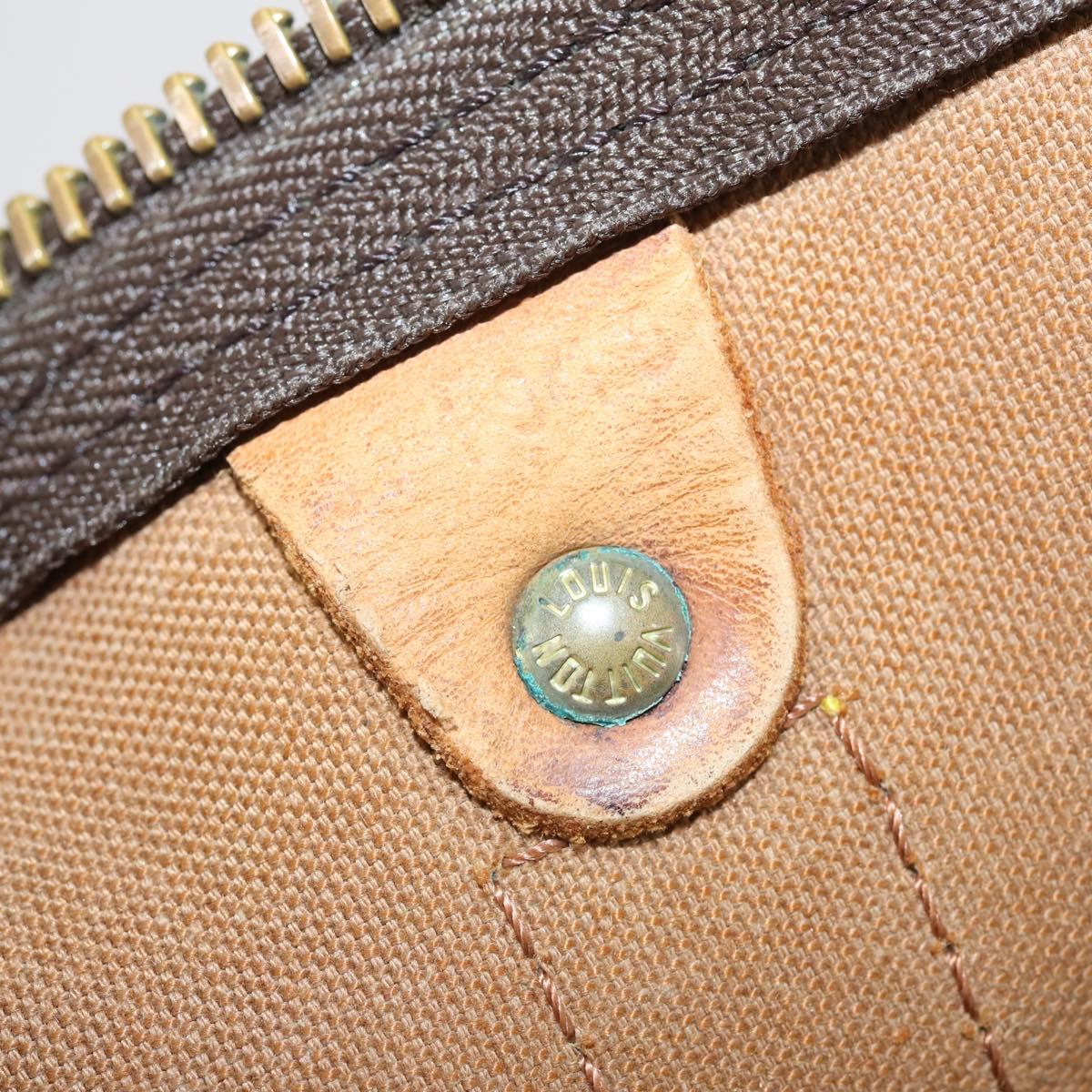 LOUIS VUITTON Monogram Keepall Bandouliere 55 Boston Bag M41414 LV Auth 142919