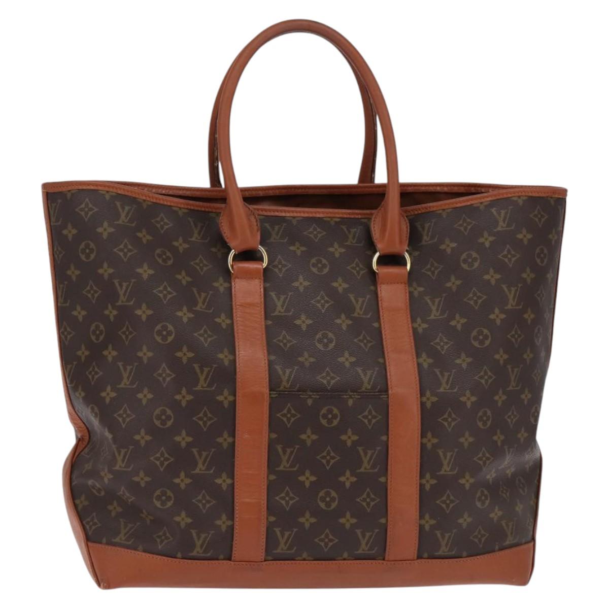LOUIS VUITTON Monogram Sac Weekend GM Tote Bag M42420 LV Auth 142921