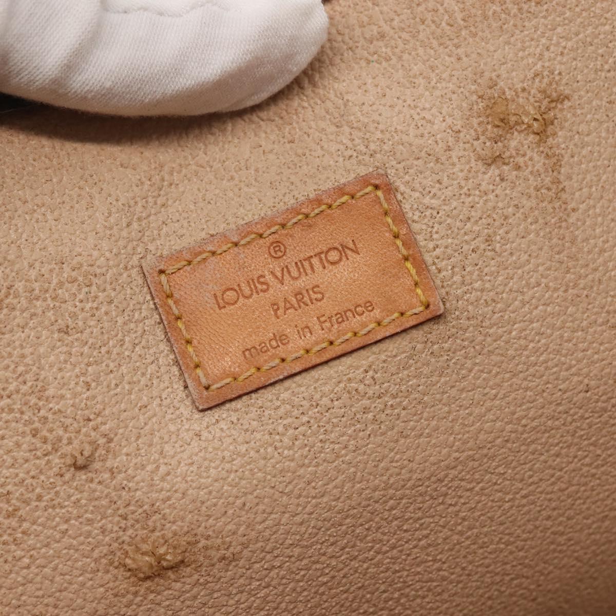 LOUIS VUITTON Monogram Sac Plat Hand Bag M51140 LV Auth 142923
