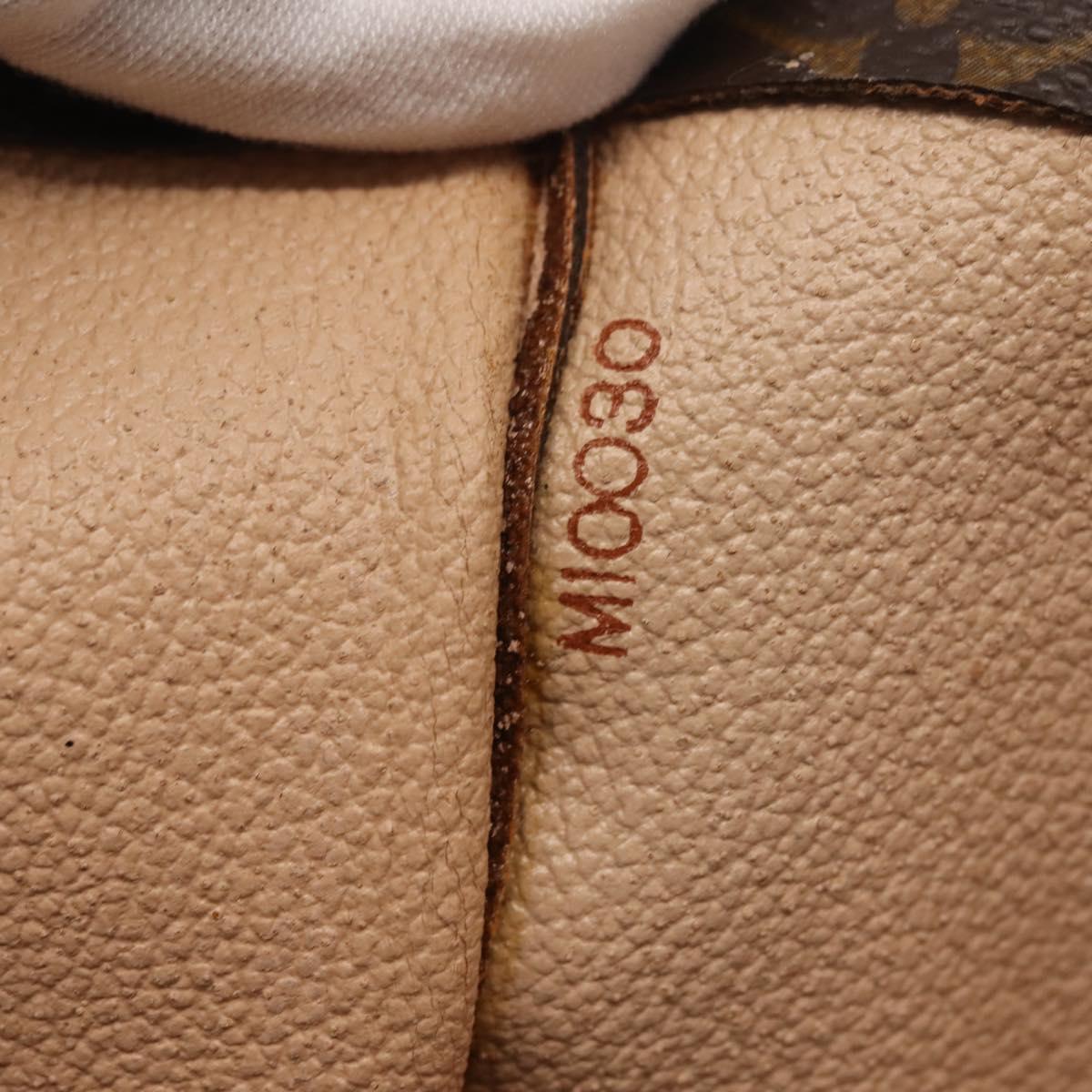 LOUIS VUITTON Monogram Sac Plat Hand Bag M51140 LV Auth 142923