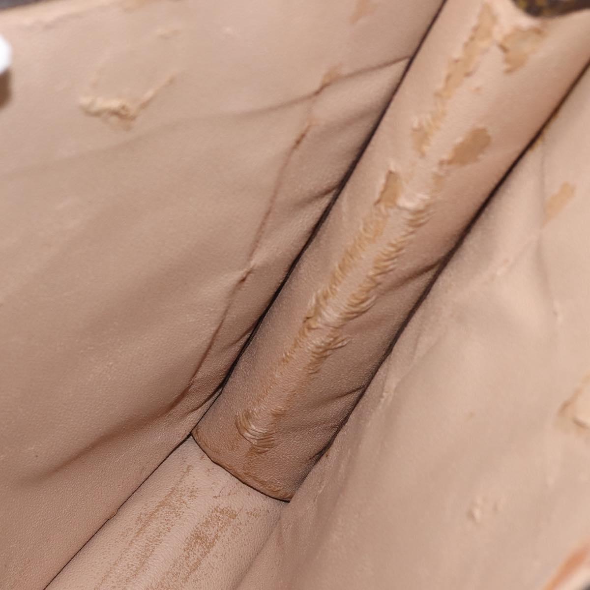 LOUIS VUITTON Monogram Sac Plat Hand Bag M51140 LV Auth 142924