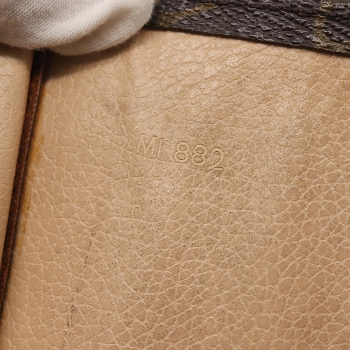 LOUIS VUITTON Monogram Sac Plat Hand Bag M51140 LV Auth 142925