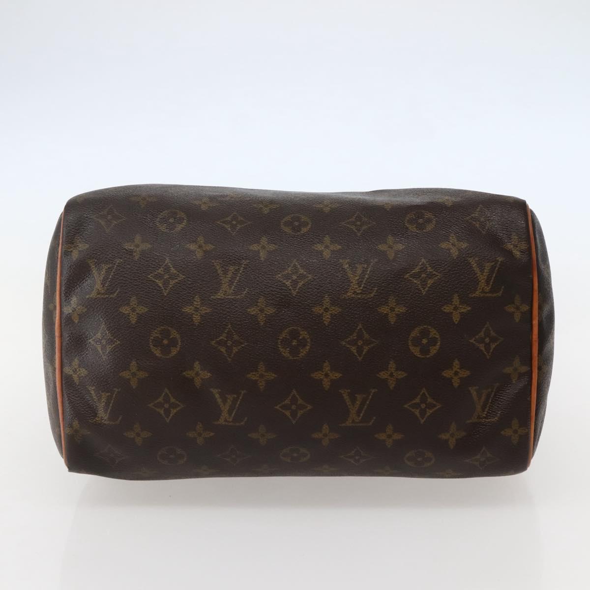 LOUIS VUITTON Monogram Speedy 30 Hand Bag M41526 LV Auth 142926