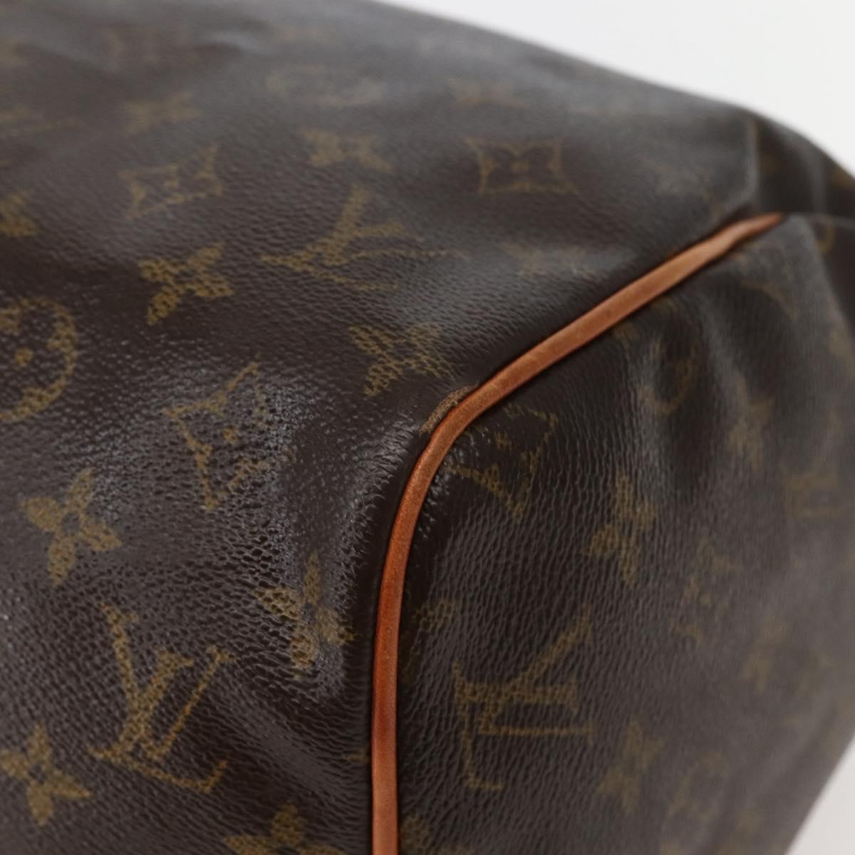 LOUIS VUITTON Monogram Speedy 30 Hand Bag M41526 LV Auth 142926