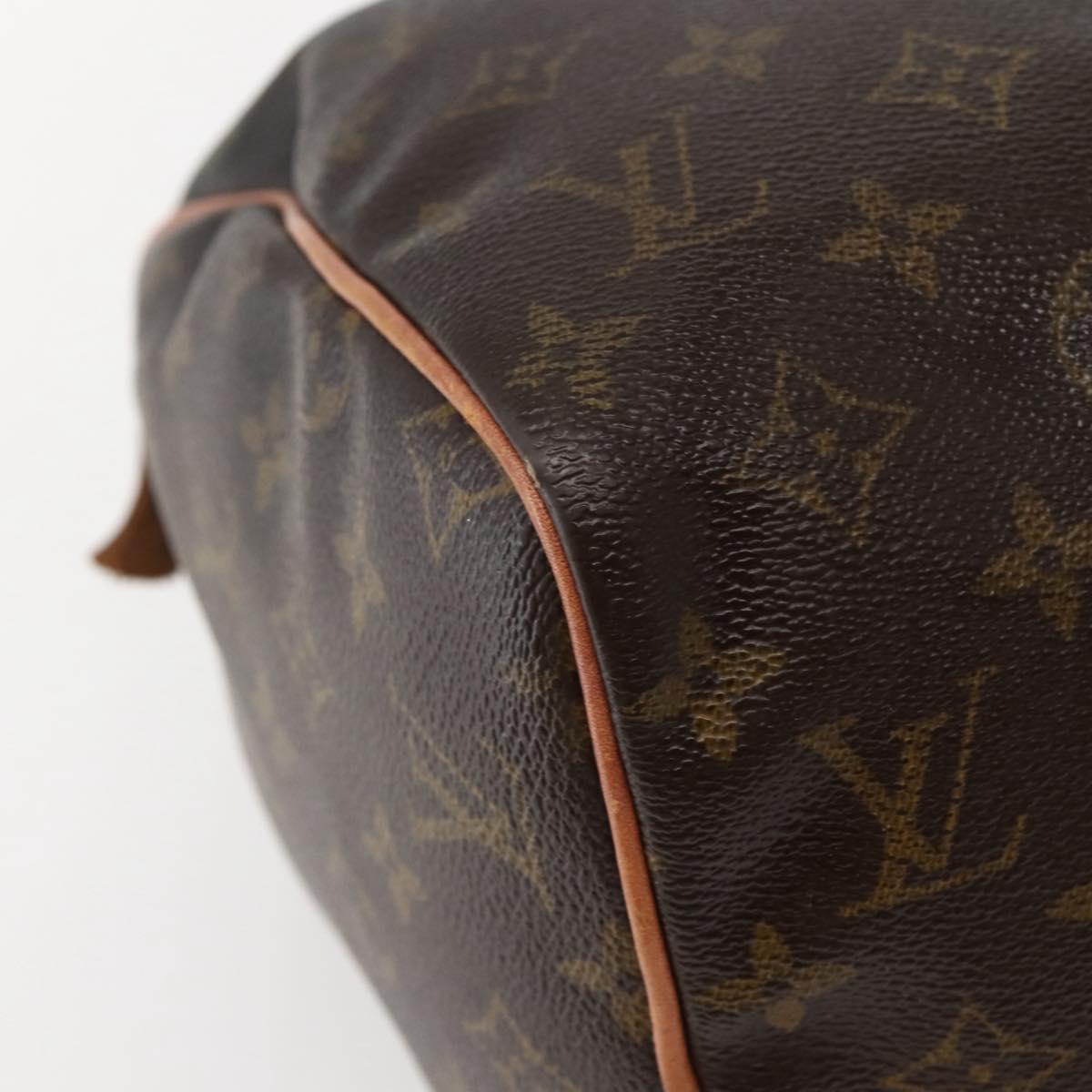 LOUIS VUITTON Monogram Speedy 30 Hand Bag M41526 LV Auth 142926