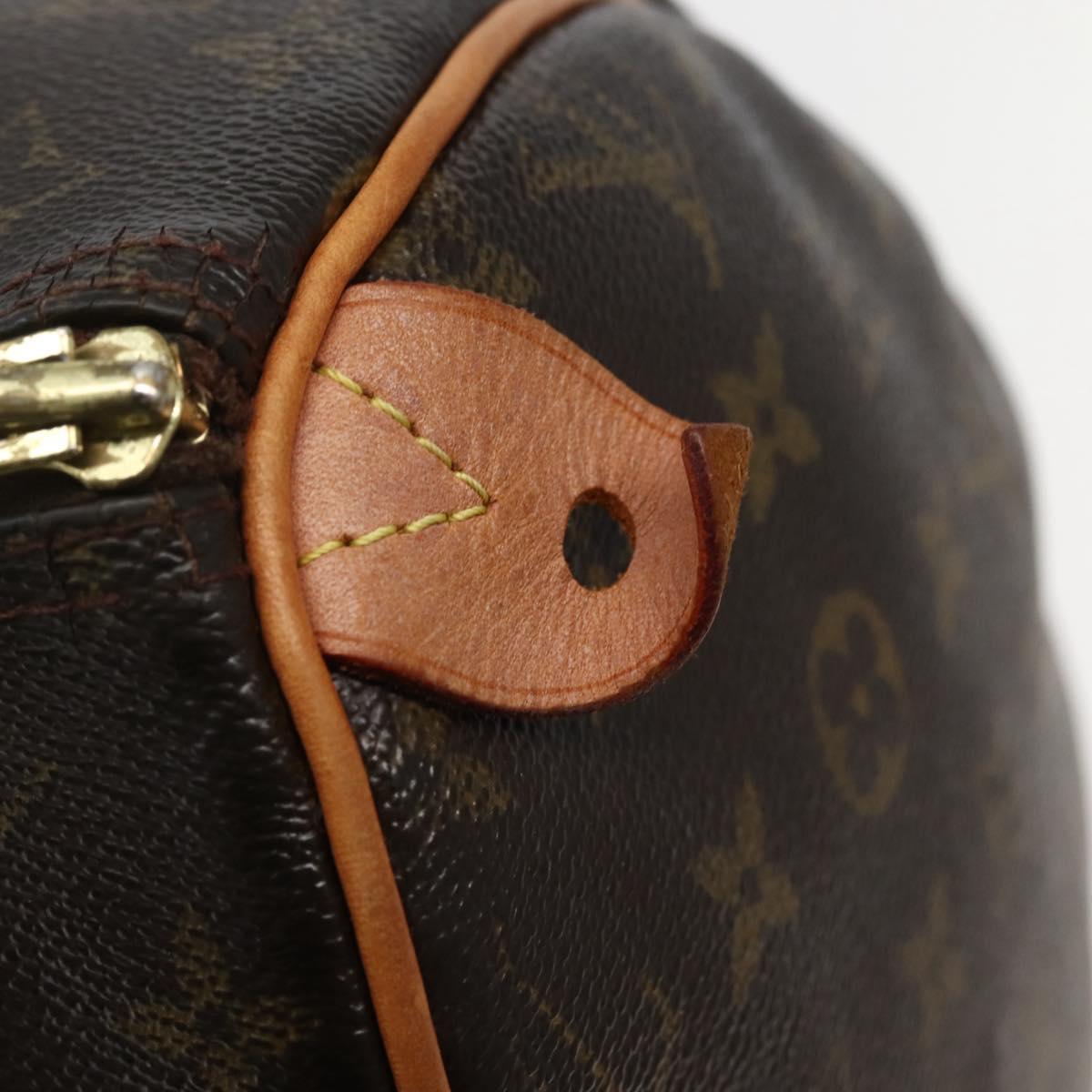LOUIS VUITTON Monogram Speedy 30 Hand Bag M41526 LV Auth 142926