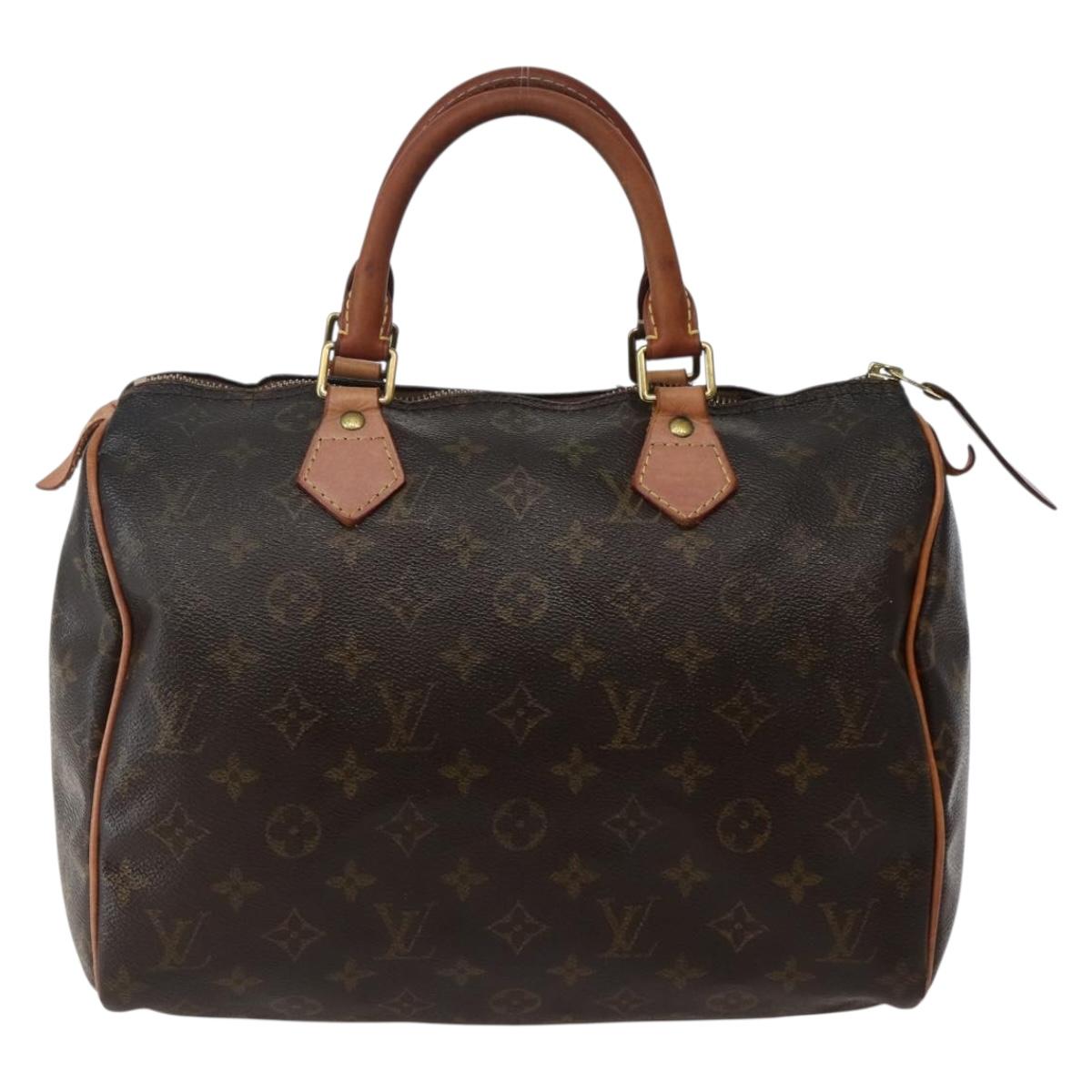 LOUIS VUITTON Monogram Speedy 30 Hand Bag M41526 LV Auth 142926
