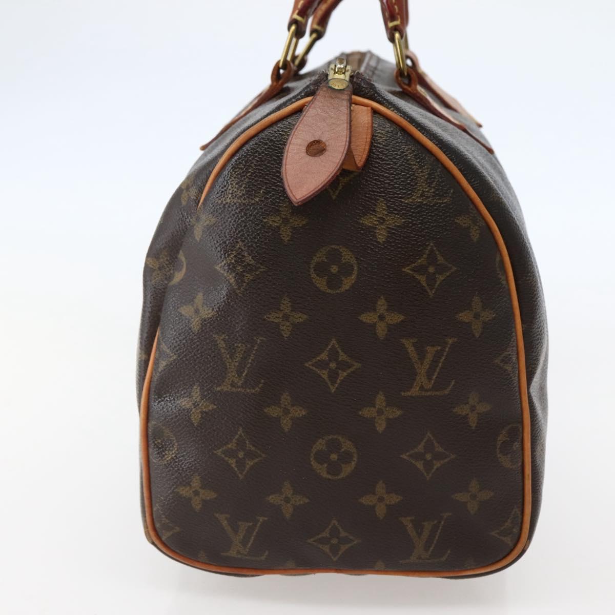 LOUIS VUITTON Monogram Speedy 30 Hand Bag M41526 LV Auth 142926