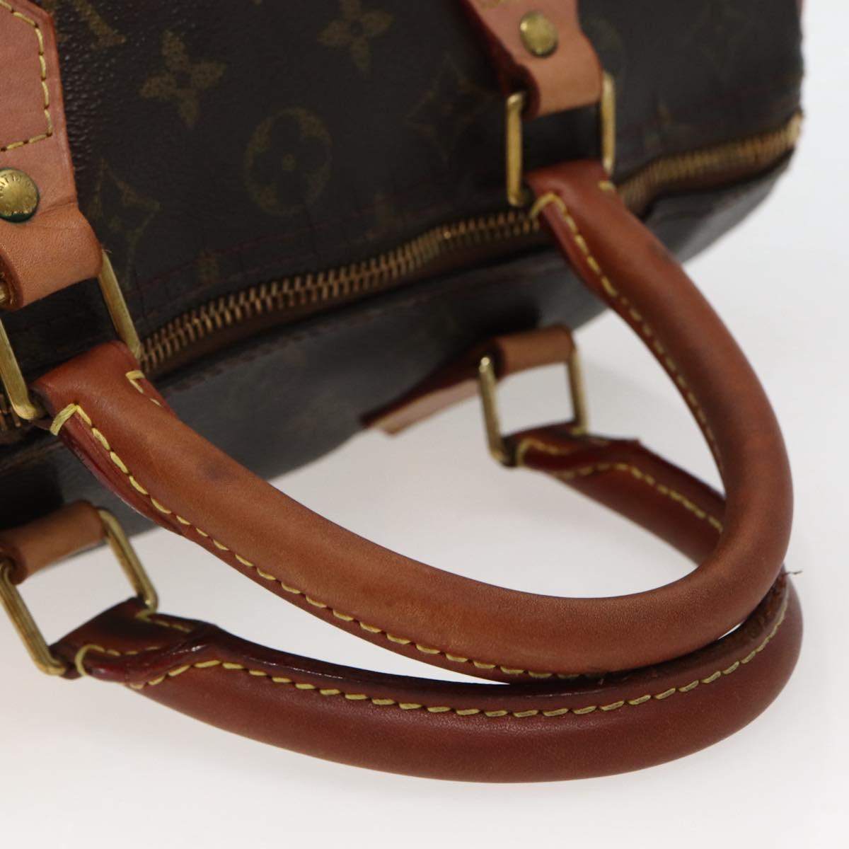 LOUIS VUITTON Monogram Speedy 30 Hand Bag M41526 LV Auth 142926
