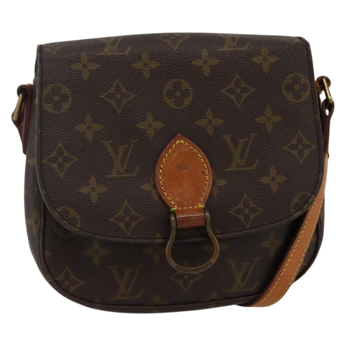 LOUIS VUITTON Monogram Saint Cloud MM Shoulder Bag M51243 LV Auth 142930
