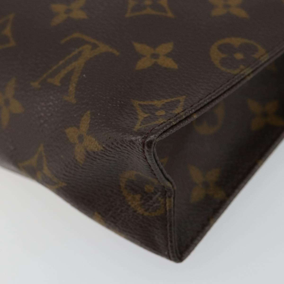 LOUIS VUITTON Monogram Poche Toilette 26 Pouch M47542 LV Auth 142931