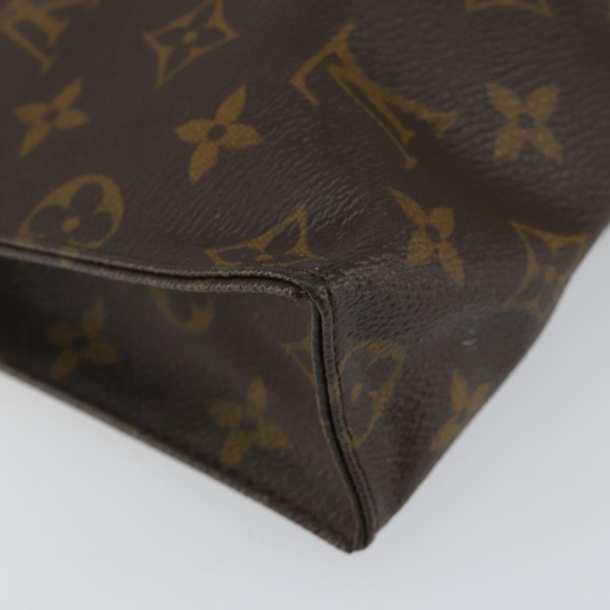 LOUIS VUITTON Monogram Poche Toilette 26 Pouch M47542 LV Auth 142931
