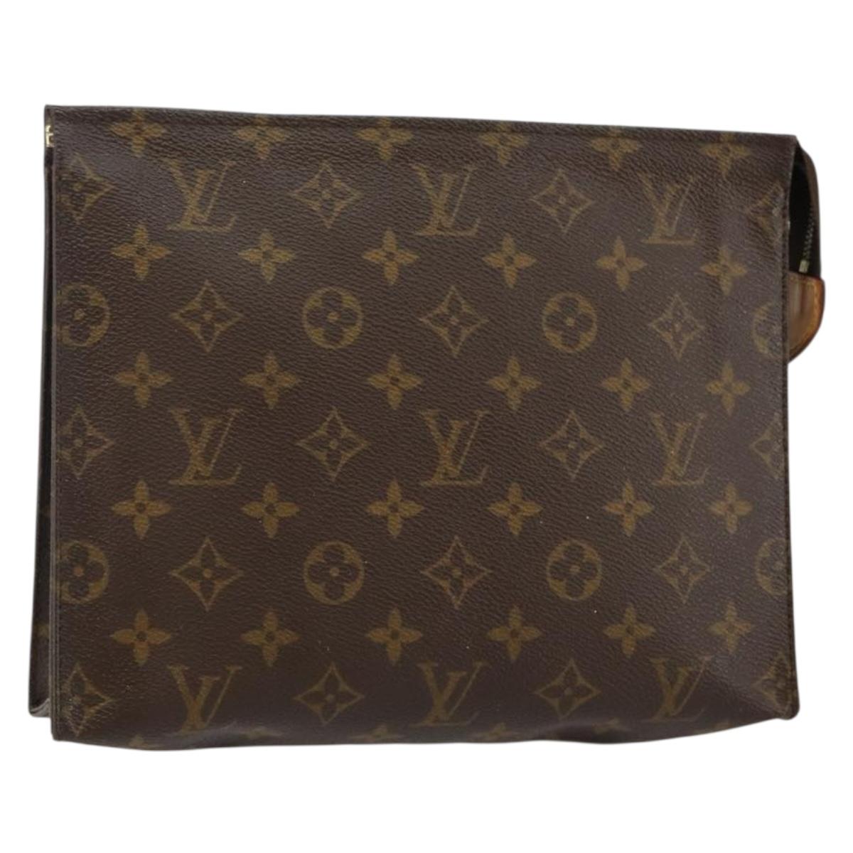 LOUIS VUITTON Monogram Poche Toilette 26 Pouch M47542 LV Auth 142931