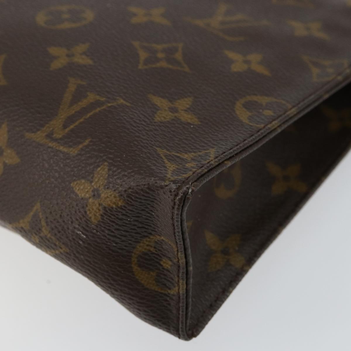 LOUIS VUITTON Monogram Poche Toilette 26 Pouch M47542 LV Auth 142931