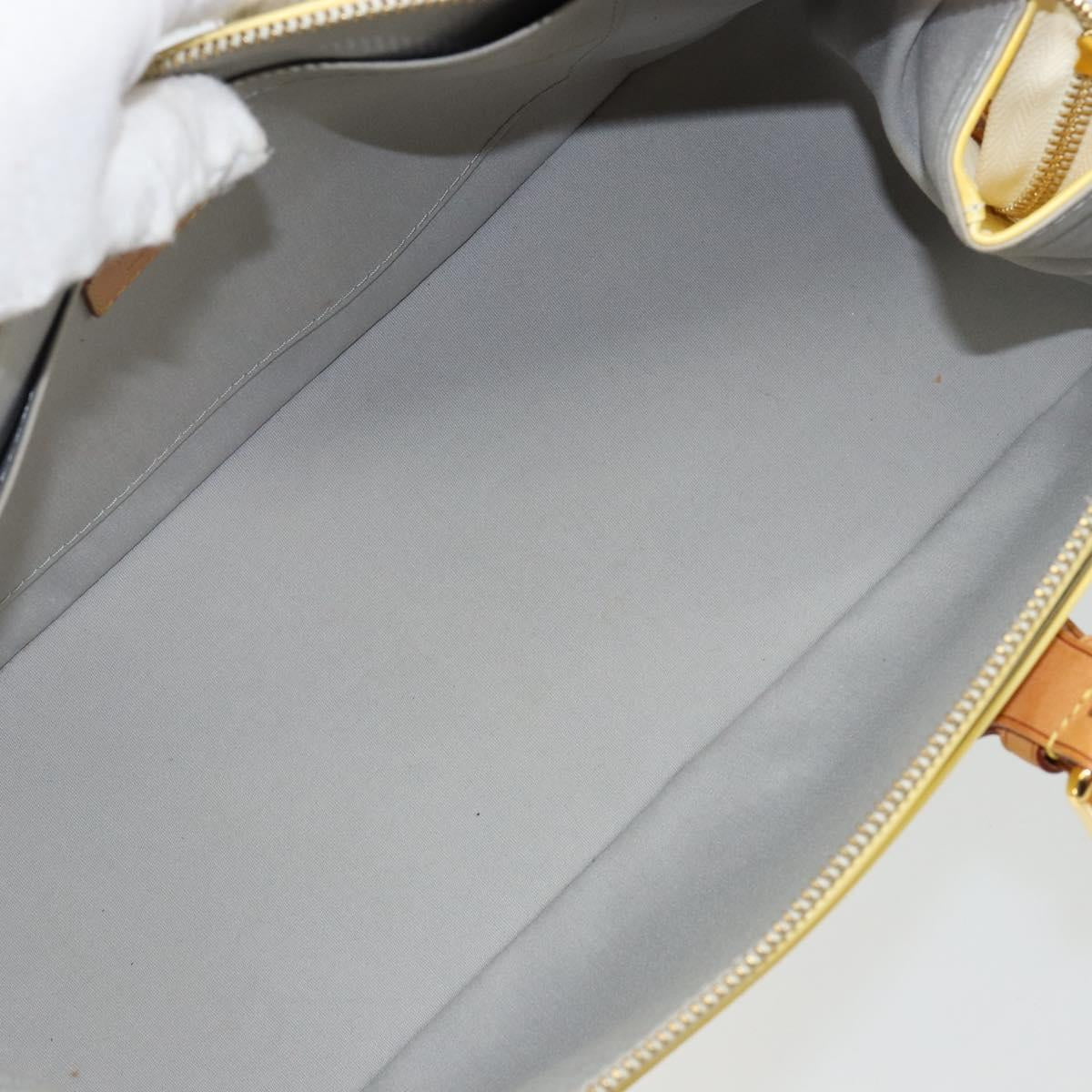 LOUIS VUITTON Monogram Vernis Rosewood Avenue Hand Bag Perle M93508 Auth 142934
