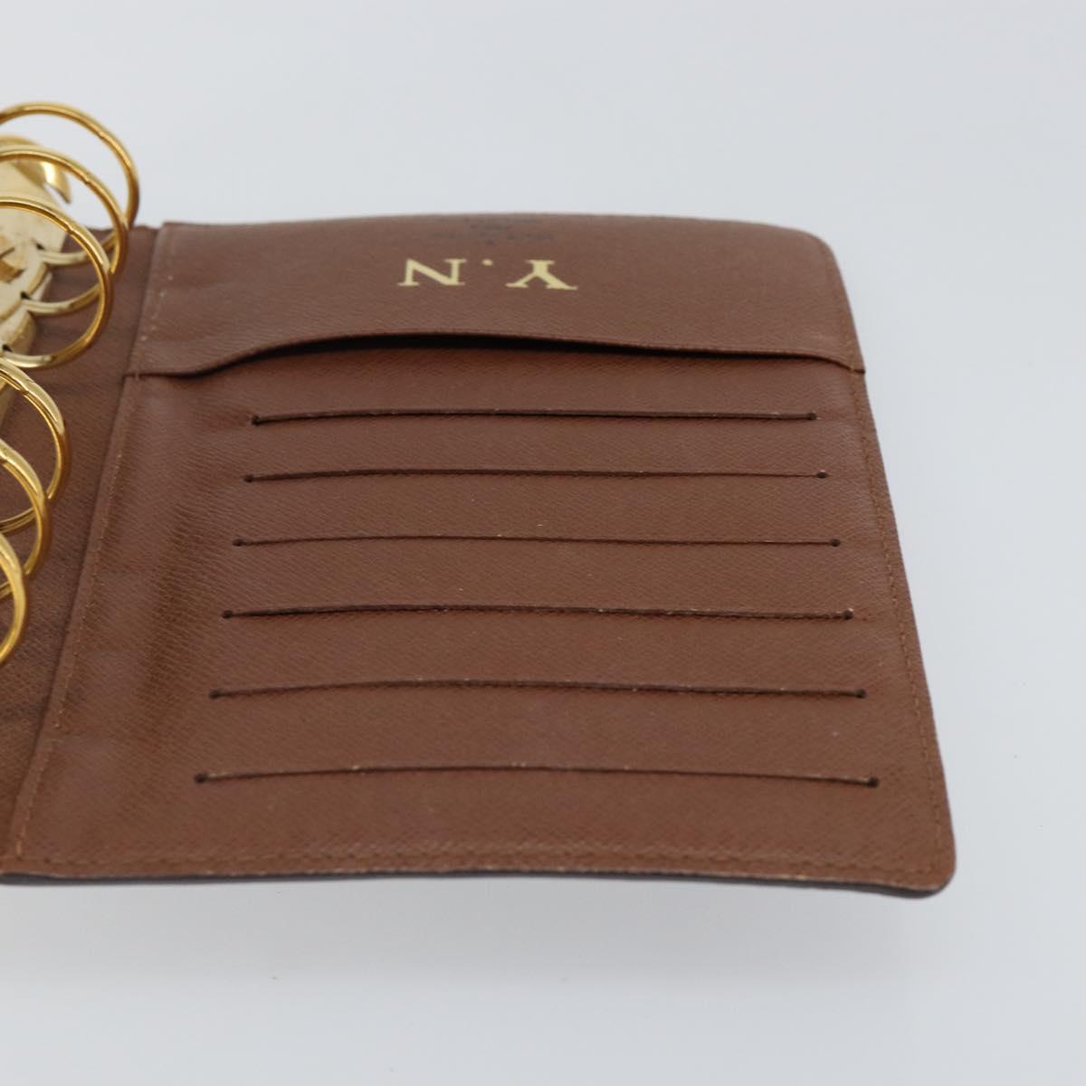 LOUIS VUITTON Monogram Agenda MM Day Planner Cover R20105 LV Auth 142944