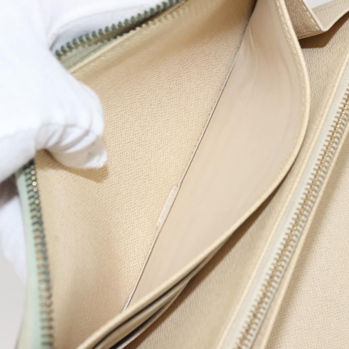 LOUIS VUITTON Damier Azur Zippy Organizer Long Wallet N60012 LV Auth 142945