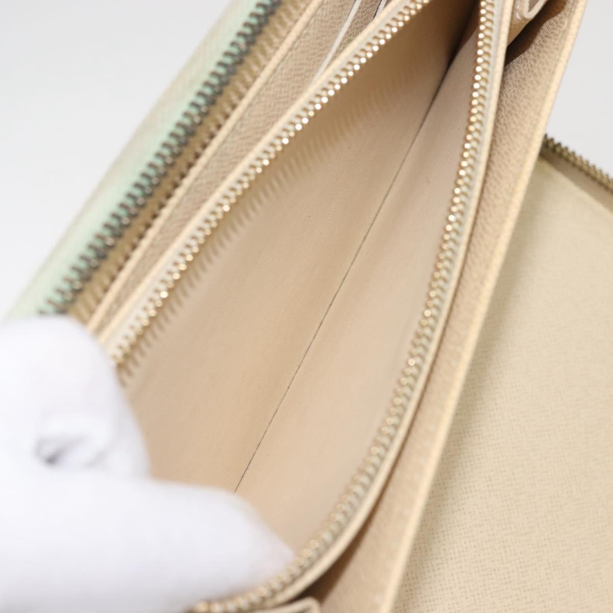 LOUIS VUITTON Damier Azur Zippy Organizer Long Wallet N60012 LV Auth 142945