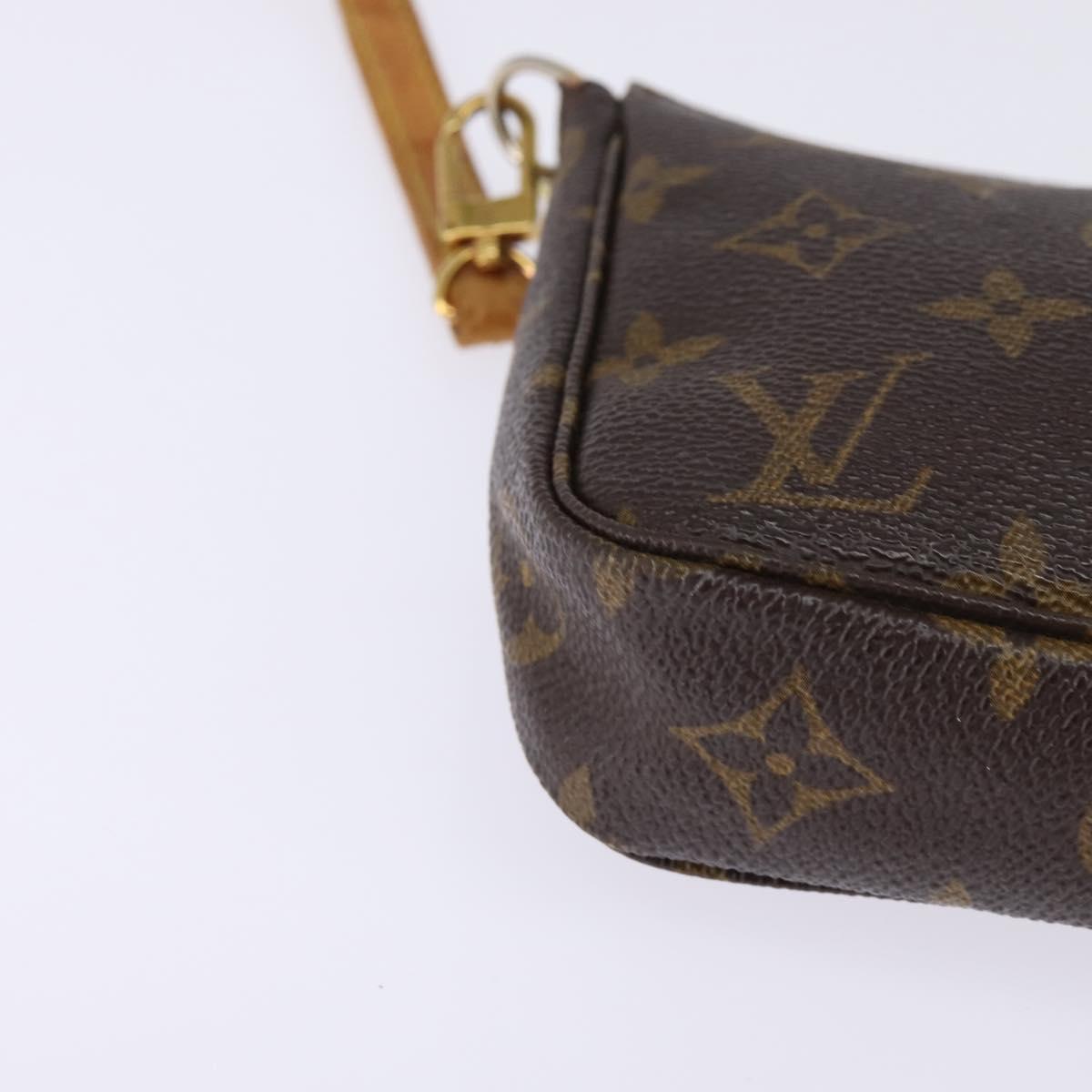 LOUIS VUITTON Monogram Pochette Accessoires Pouch M51980 LV Auth 142949