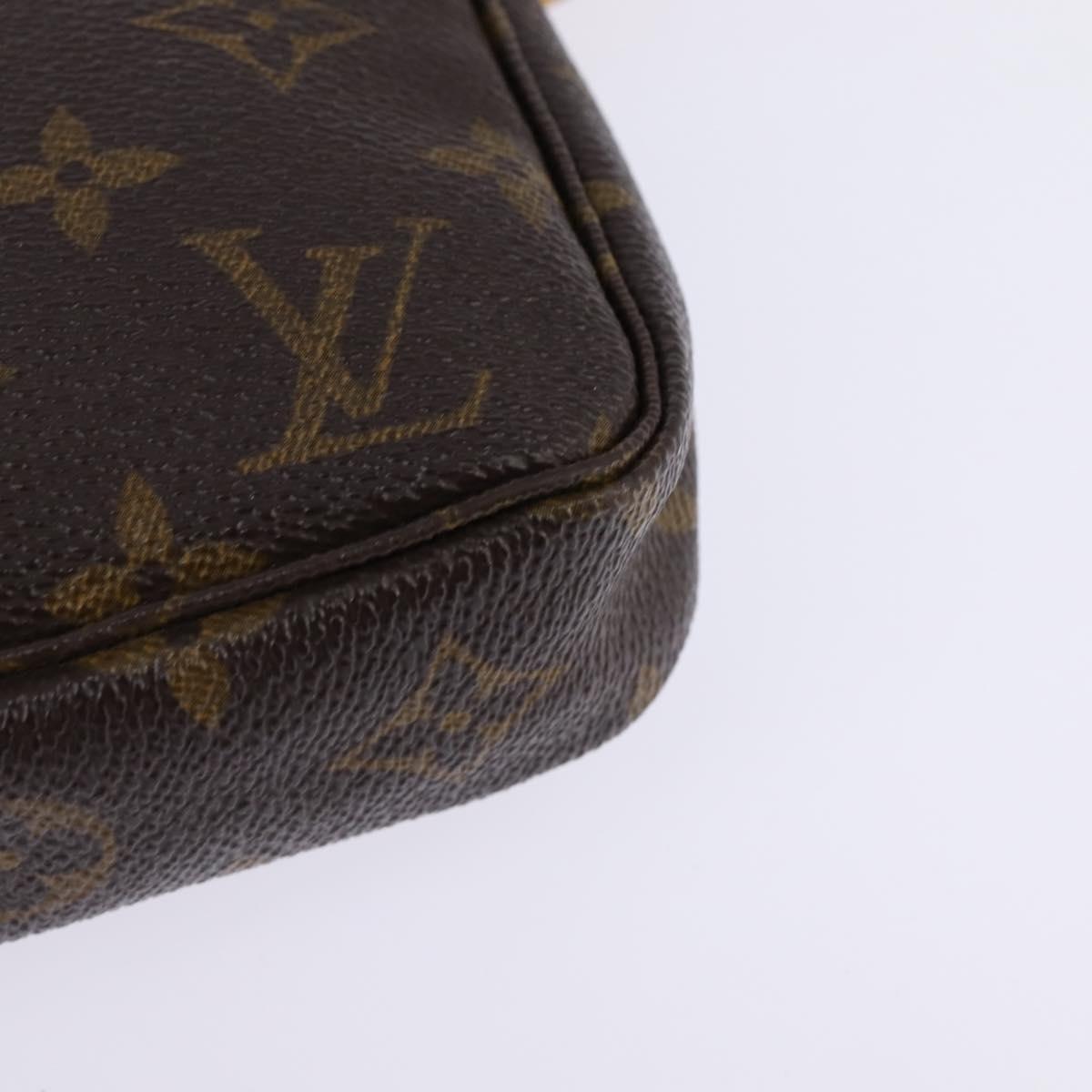 LOUIS VUITTON Monogram Pochette Accessoires Pouch M51980 LV Auth 142949
