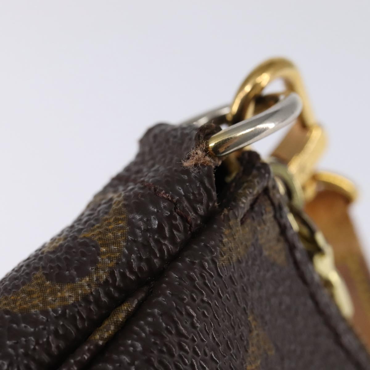 LOUIS VUITTON Monogram Pochette Accessoires Pouch M51980 LV Auth 142949